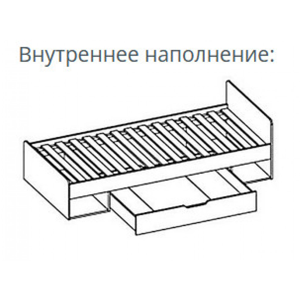 Кровать Типс 90*2