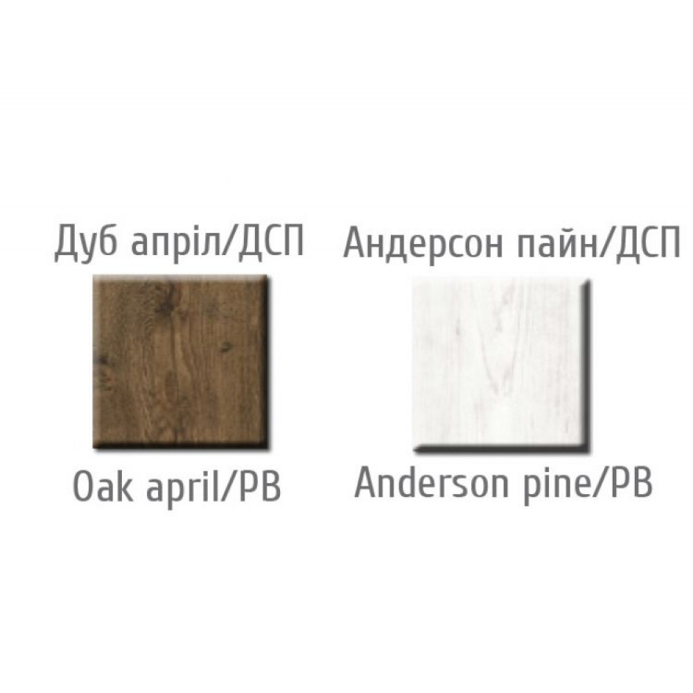 Кровать Маркос 1,60*2 андерсен/дуб април без ламели