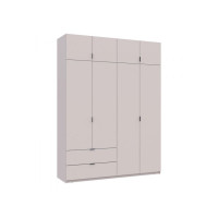 Шкаф Лукас распашной с антрисолью 160х50х240 кашемир